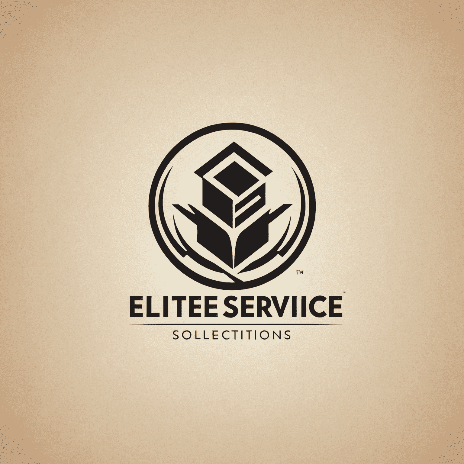 EliteServiceSolutions logo - A sleek, modern design with bold typography and a professional icon representing career growth