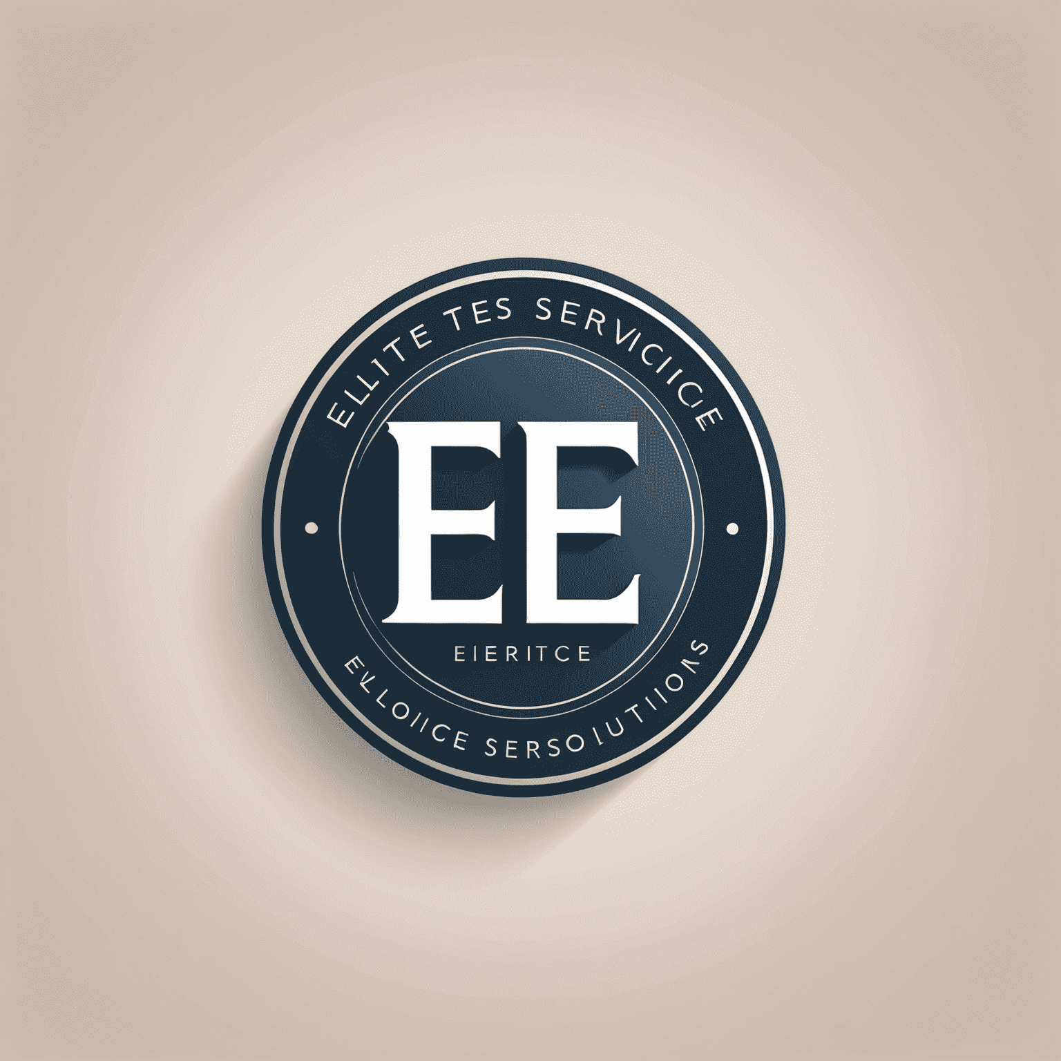 EliteServiceSolutions logo - A sleek, modern design with bold typography and a professional icon representing career growth