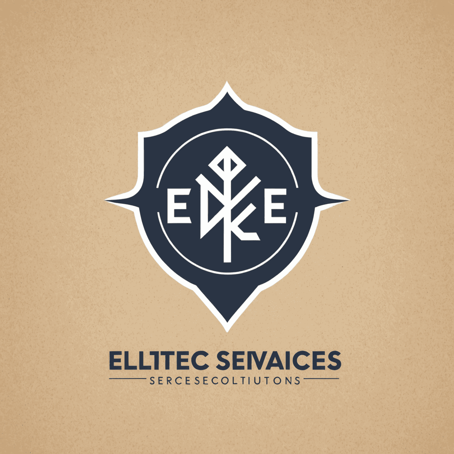 EliteServiceSolutions logo - A sleek, modern design with bold typography and a professional icon representing career growth