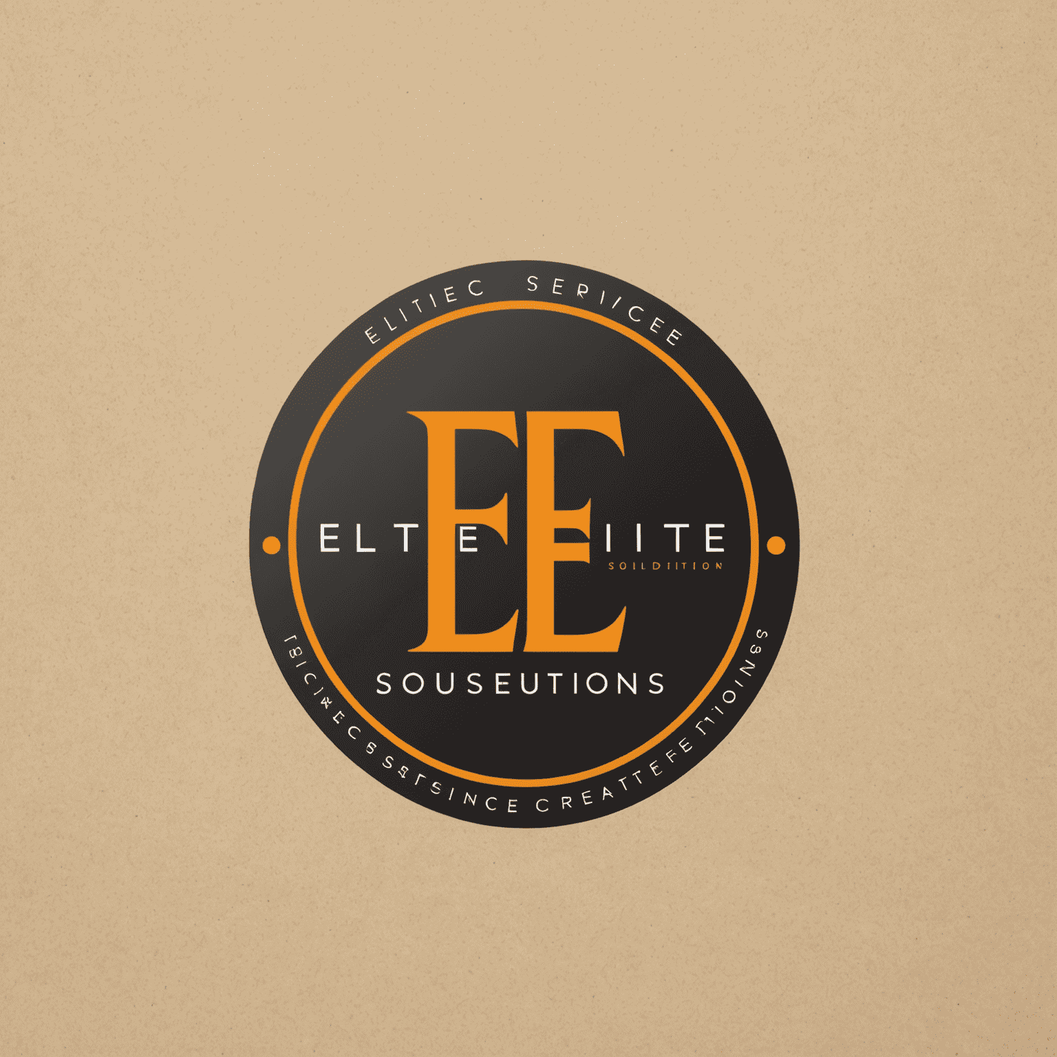 EliteServiceSolutions logo - A sleek, modern design with bold typography and a professional icon representing career growth